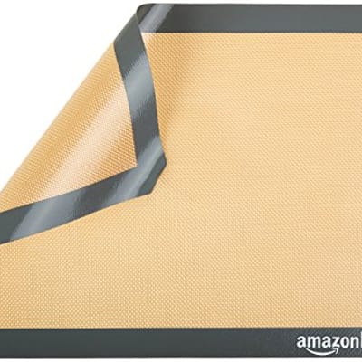 Amazon Basics Silicone, Non-Stick, Food Safe Baking Mat - Pack of 2